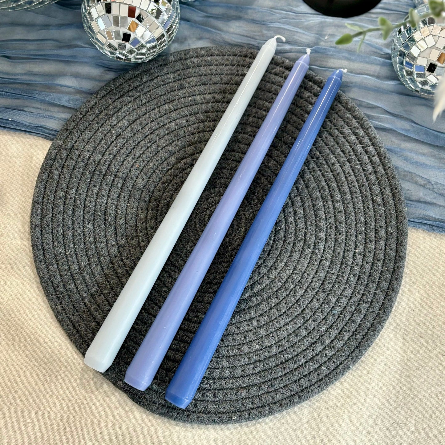 Shades of Blue Candlesticks