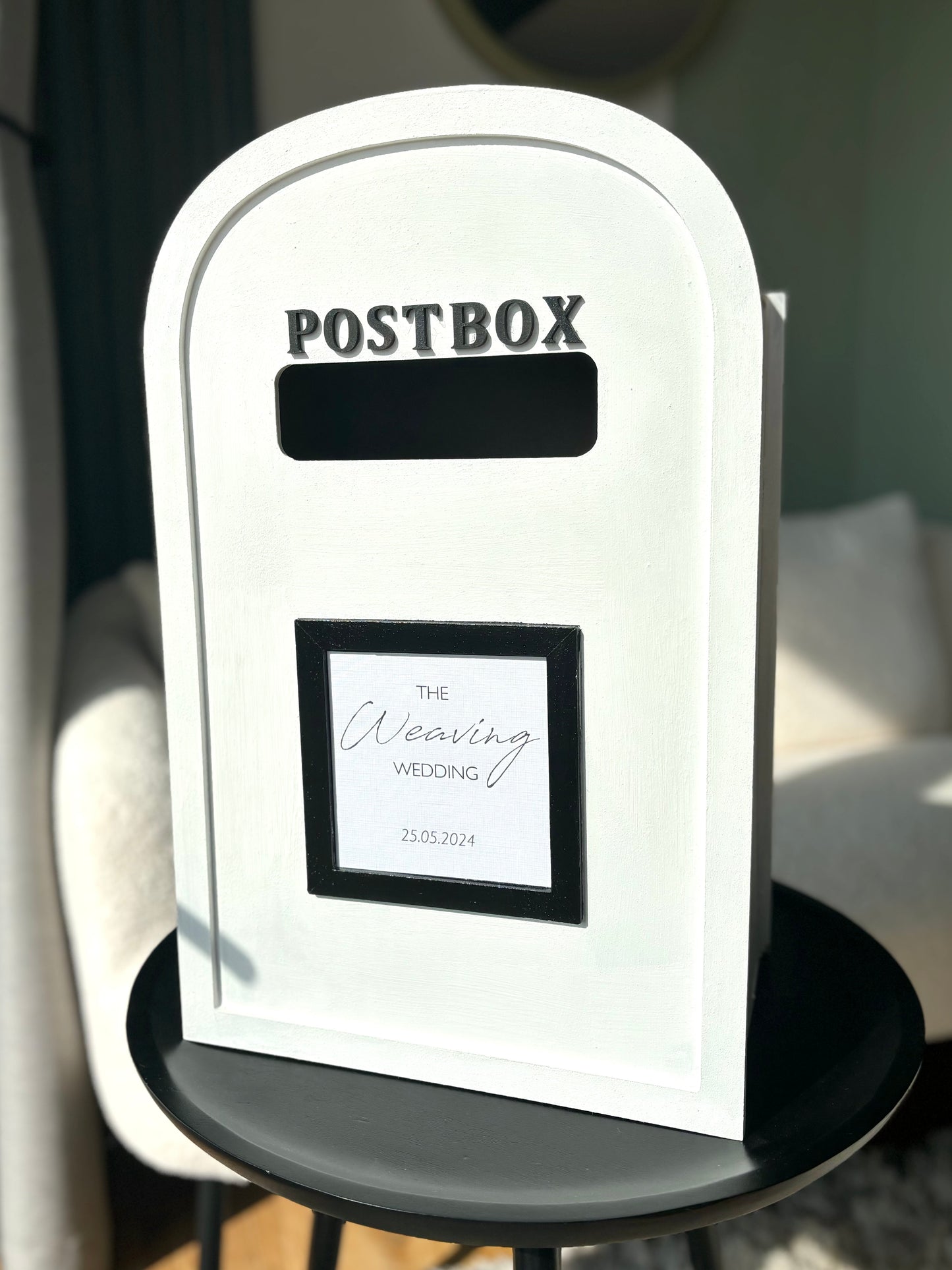 Personalised Wooden Post Box