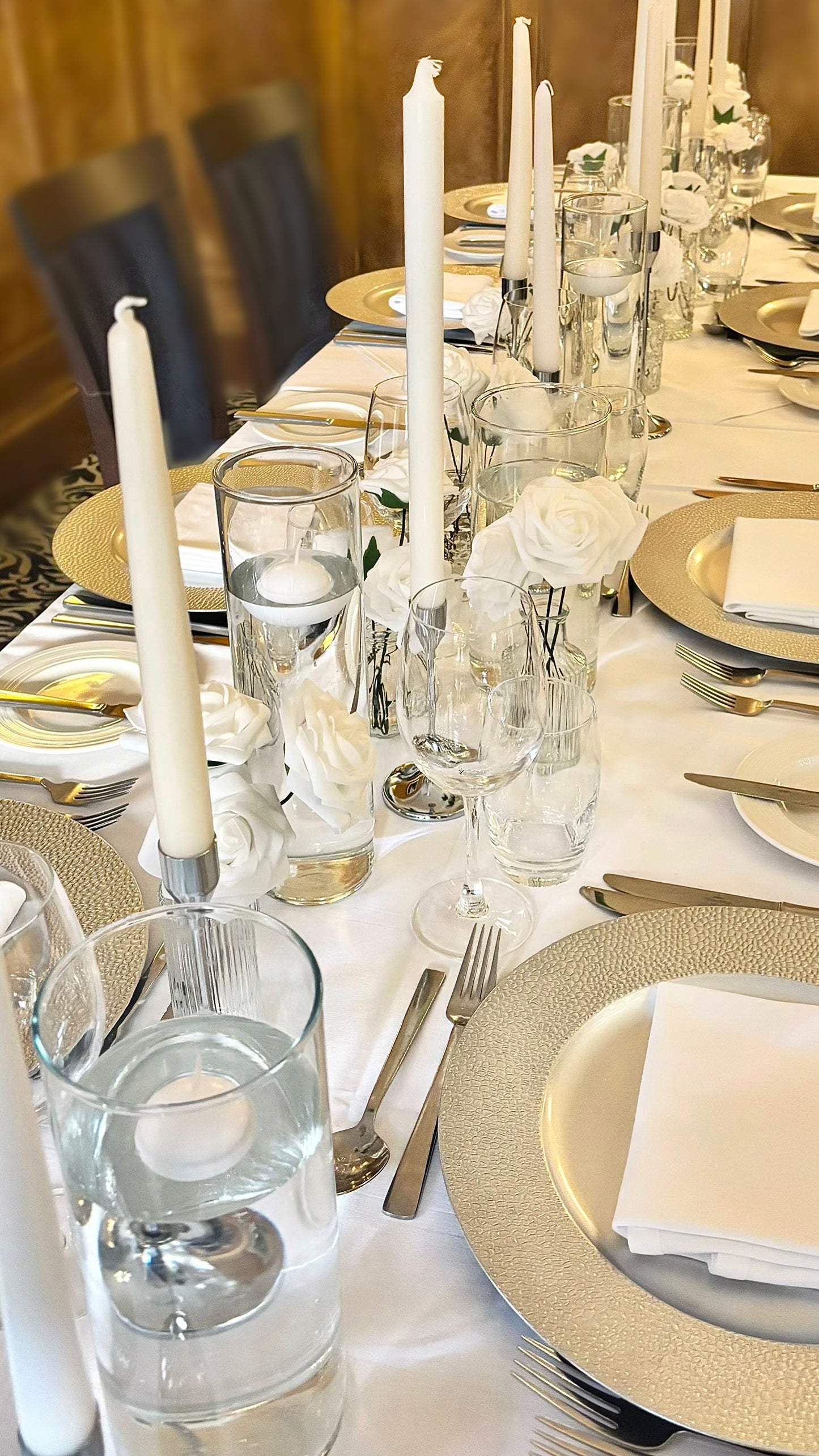 Glass Pillar or Floating Candle Holder