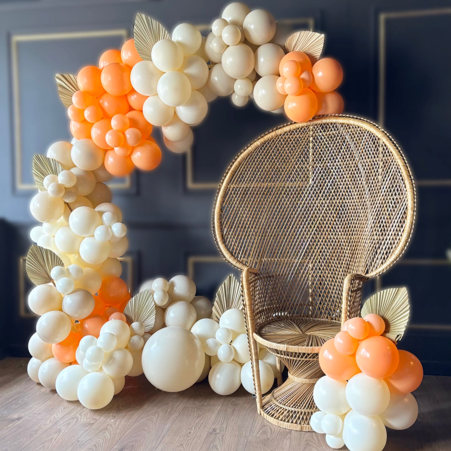 Large Rattan Peacock Chair