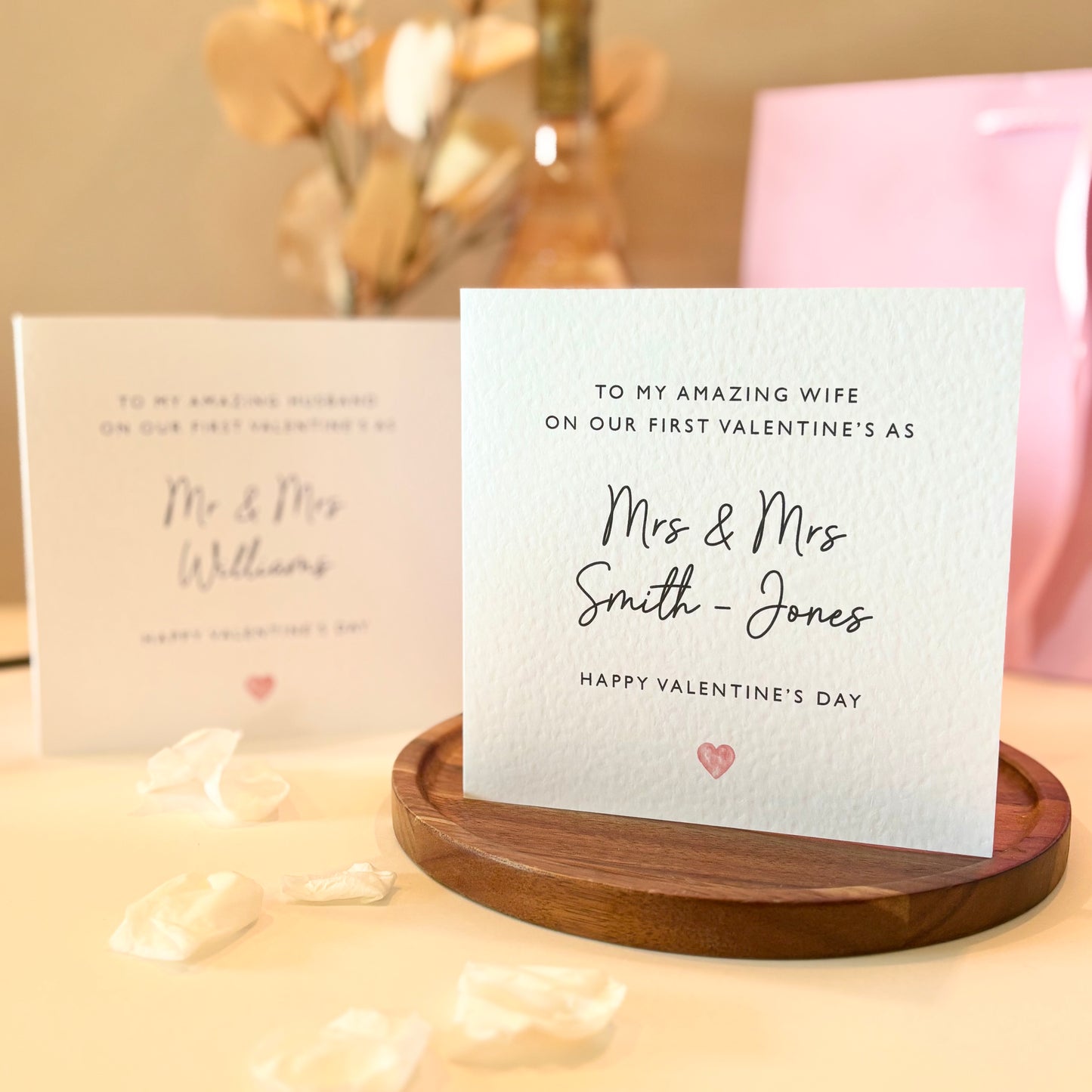Personalised First Valentine's as Mr & Mrs