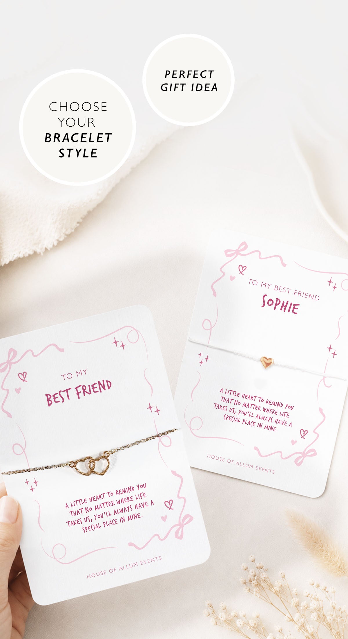 Best Friend Bracelet Gift Personalised Best Friend Bracelet Bestie Bracelet Gift Friendship Bracelet For Best Friend Friendship Bracelet