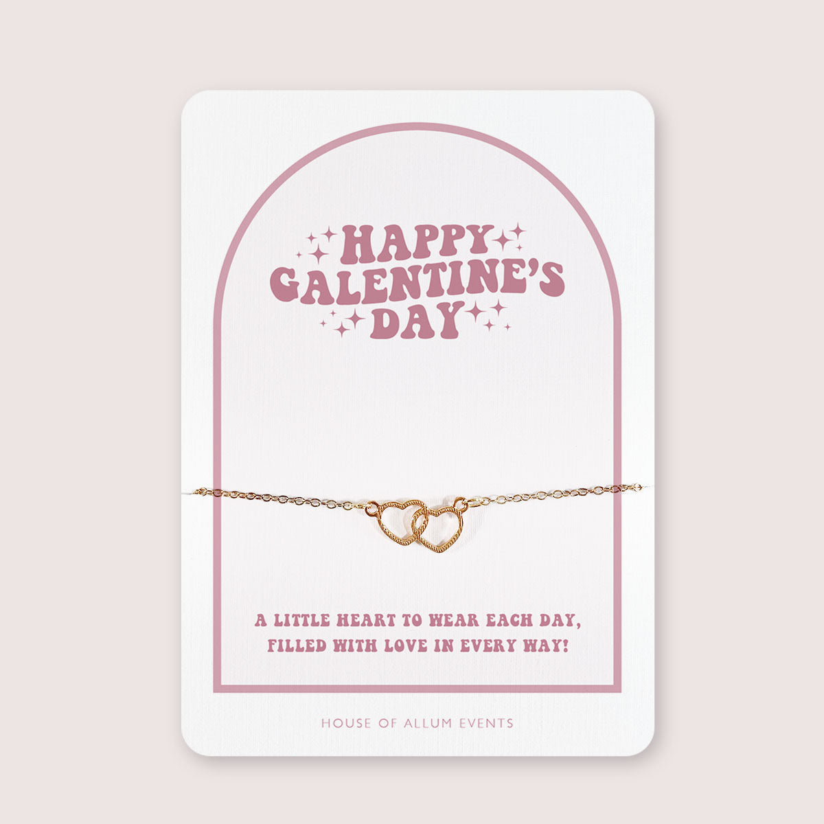 Galentine's Day Bracelet, Galentine Card, Thank You Gift, Valentine's Gift, Valentine, Best Friend, Girls Day