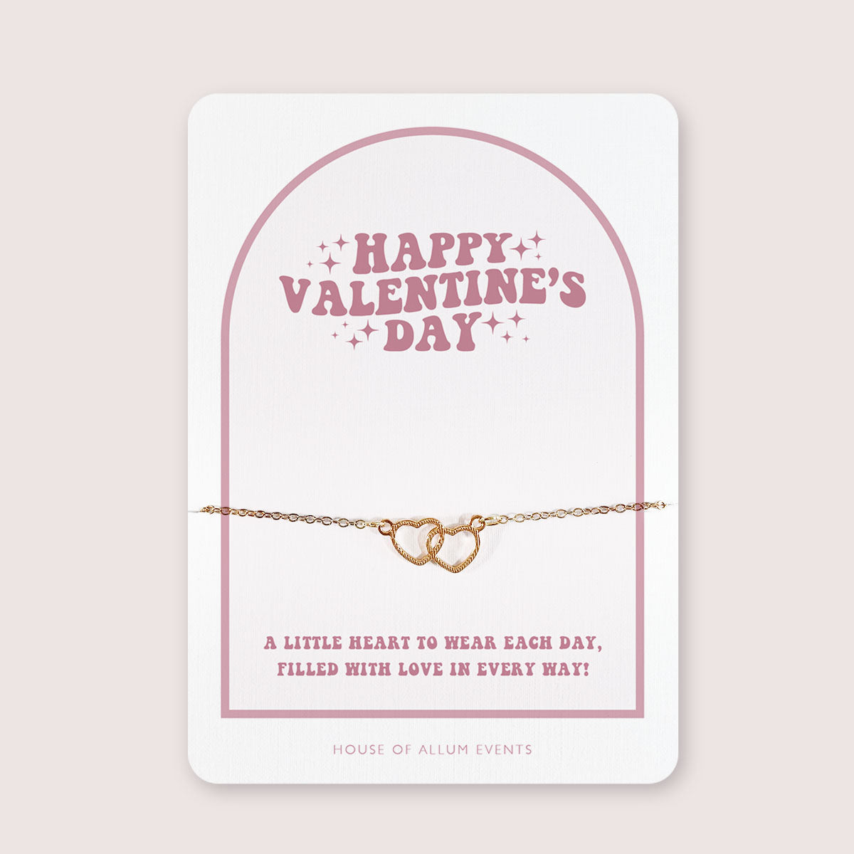 Valentine's Day Bracelet, Valentine Card, Thank You Gift, Valentine's Gift, Valentine, Best Friend, Girls Day