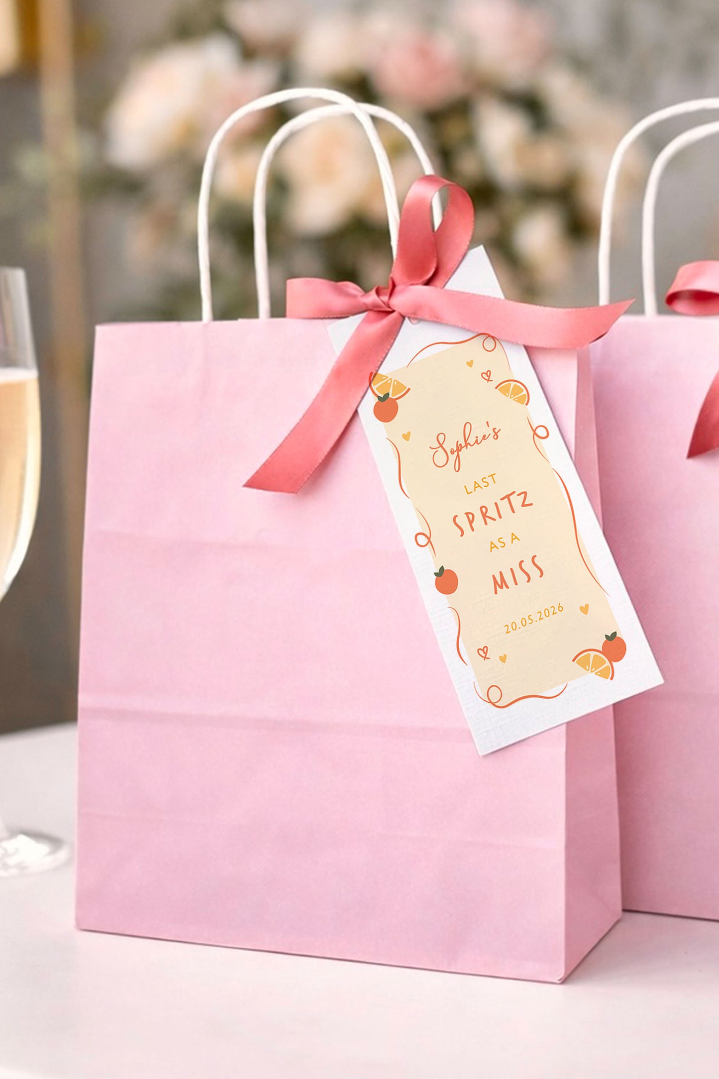 Hen Party Bags Last Spritz As A Miss Personalised Hen Do Gift Bag Name Tags Party Favours Hen Party Burlap Tote Bag Love At First Spritz