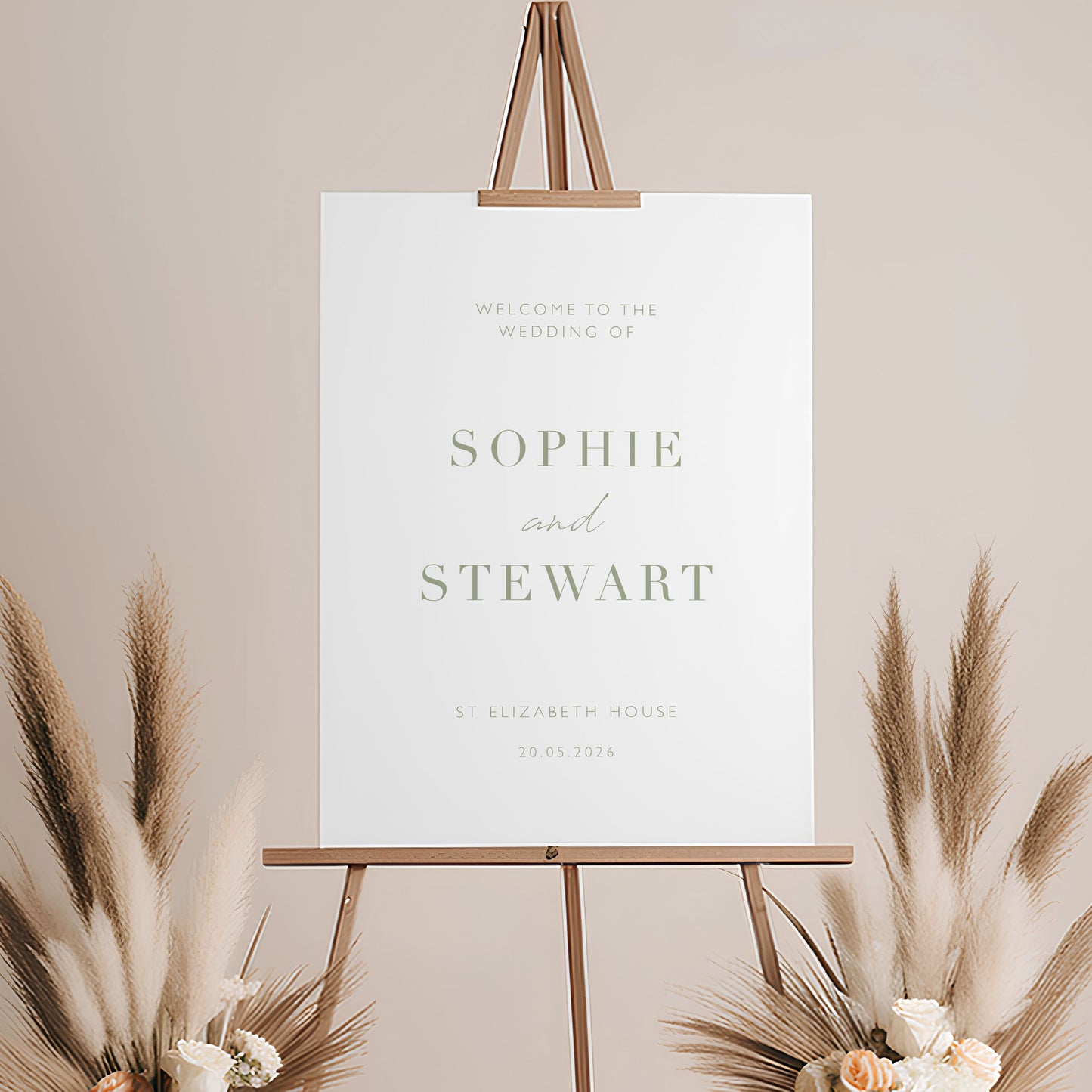 *digital* Wedding Welcome Sign | Personalised Welcome to Our Wedding Sign | Custom Wedding Sign for Ceremony & Reception Decor