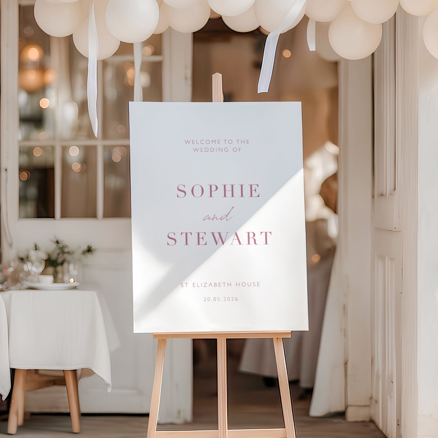 *digital* Wedding Welcome Sign | Personalised Welcome to Our Wedding Sign | Custom Wedding Sign for Ceremony & Reception Decor