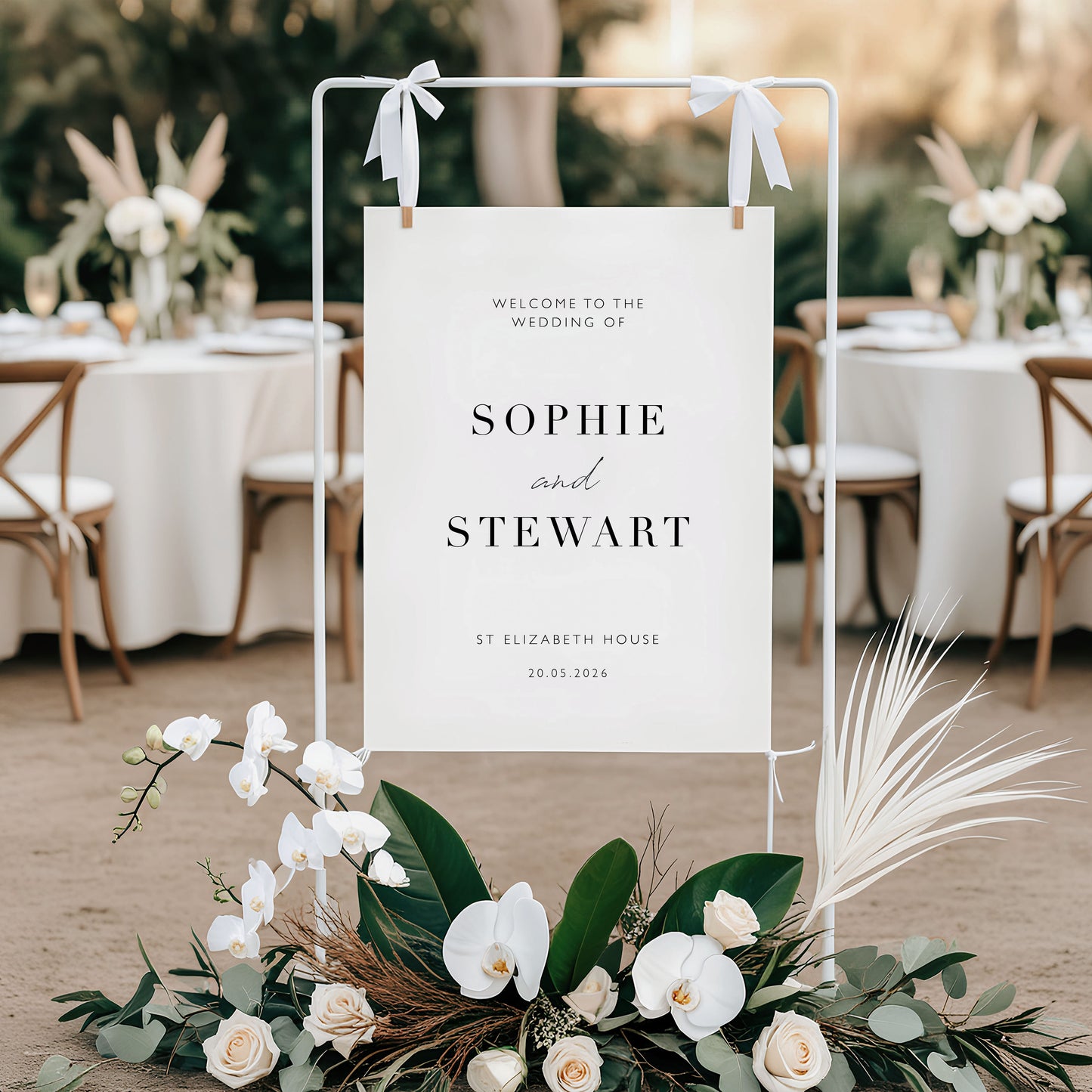 *digital* Wedding Welcome Sign | Personalised Welcome to Our Wedding Sign | Custom Wedding Sign for Ceremony & Reception Decor