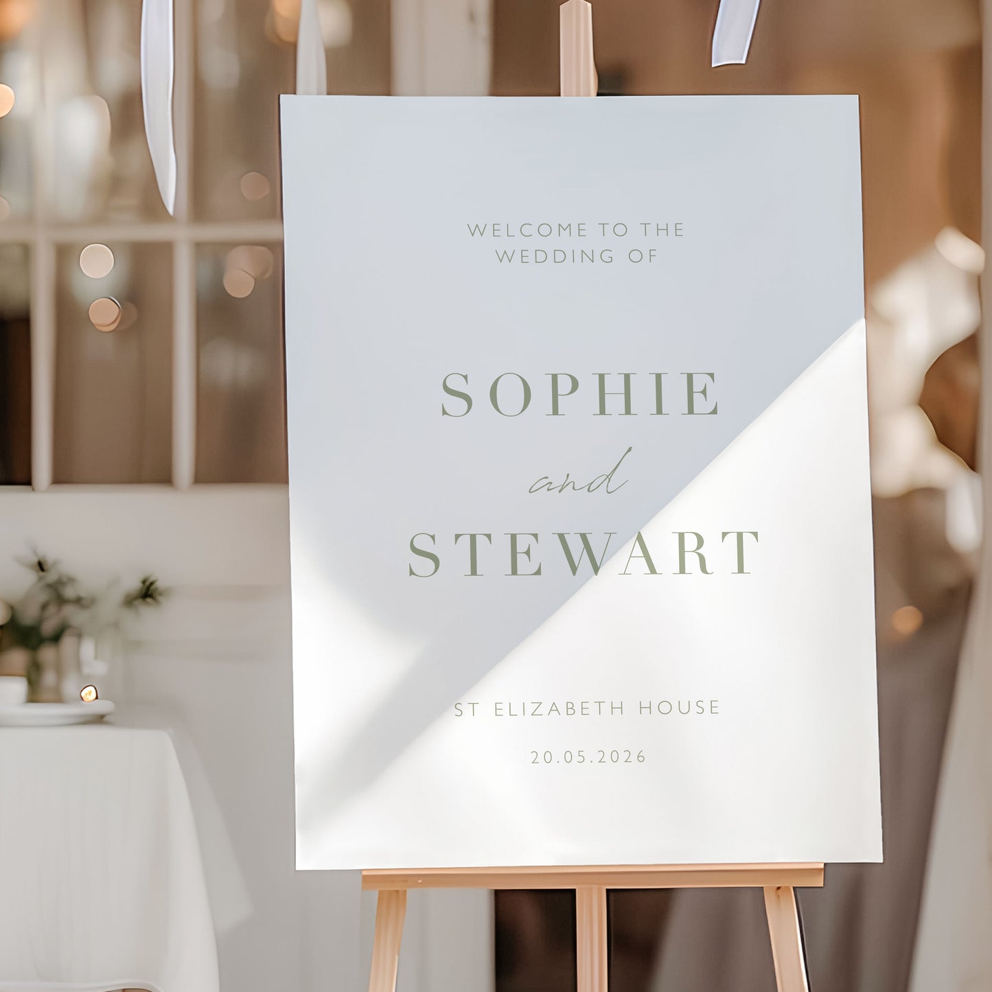 *digital* Wedding Welcome Sign | Personalised Welcome to Our Wedding Sign | Custom Wedding Sign for Ceremony & Reception Decor