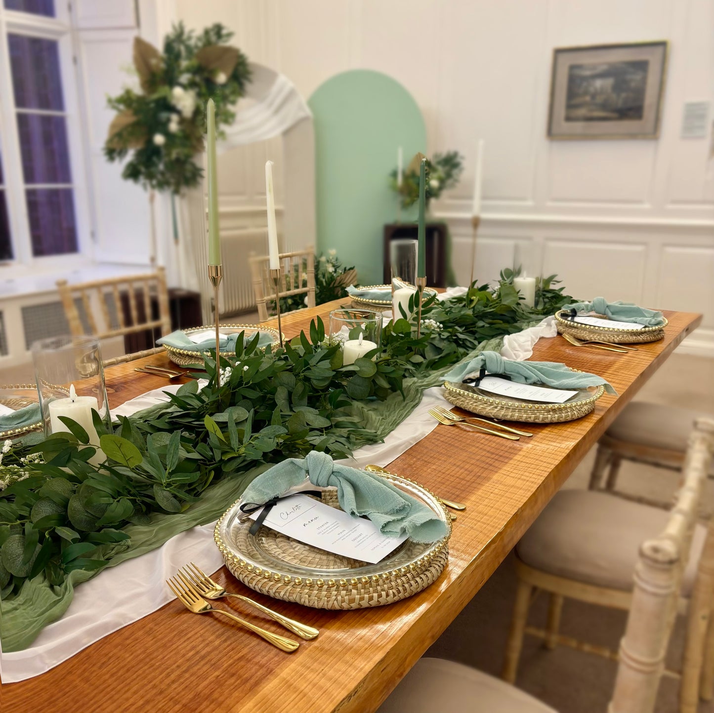 Gold Candle Stick Holder