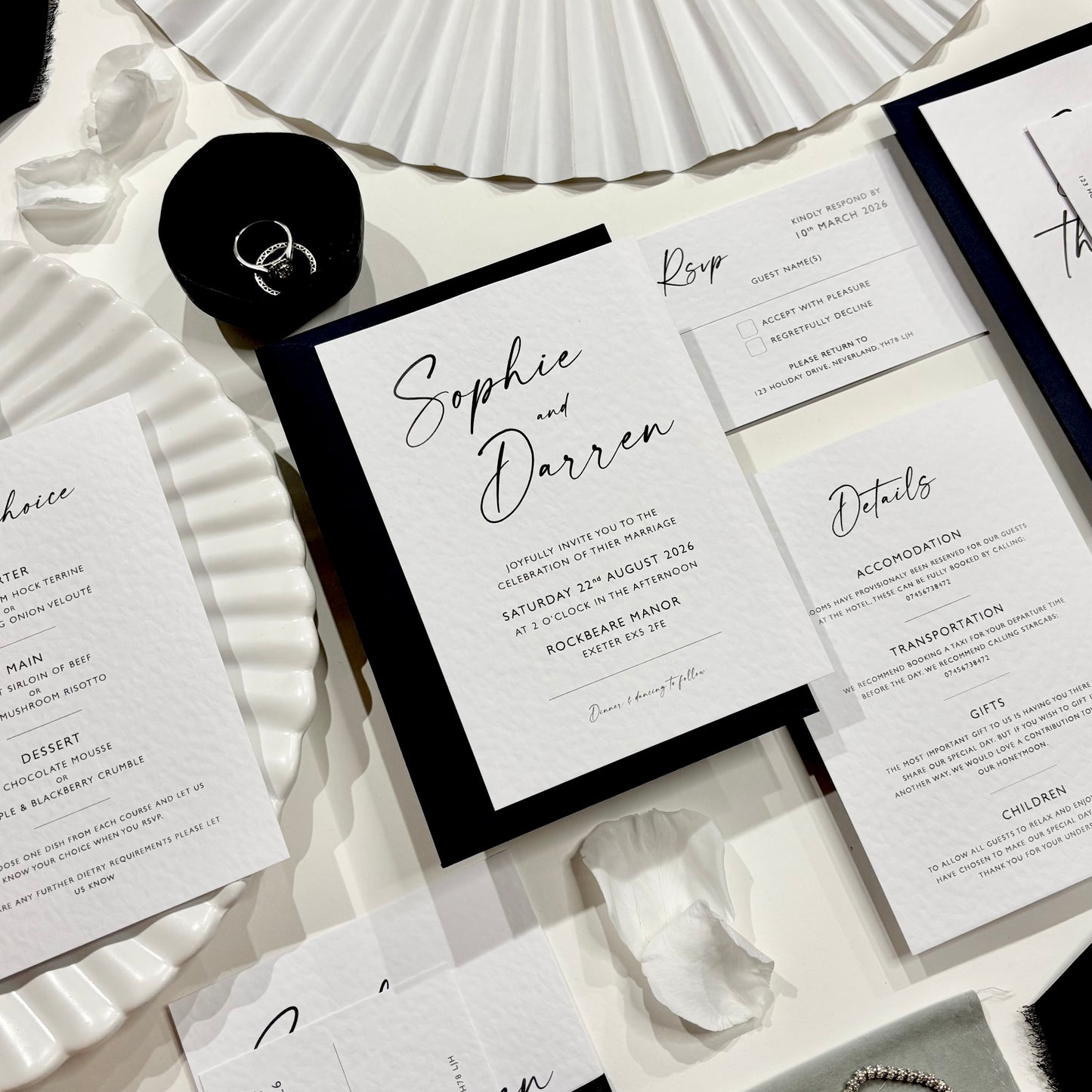 The Isla - Luxury Wedding Invitation & Envelope