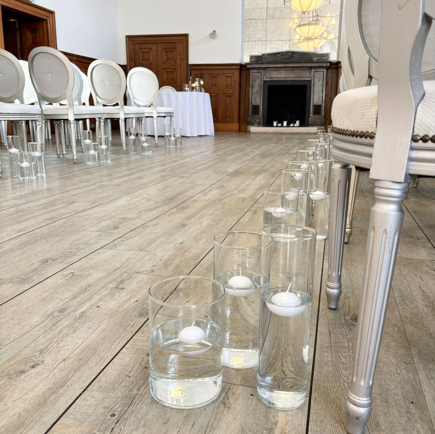 Glass Pillar or Floating Candle Holder