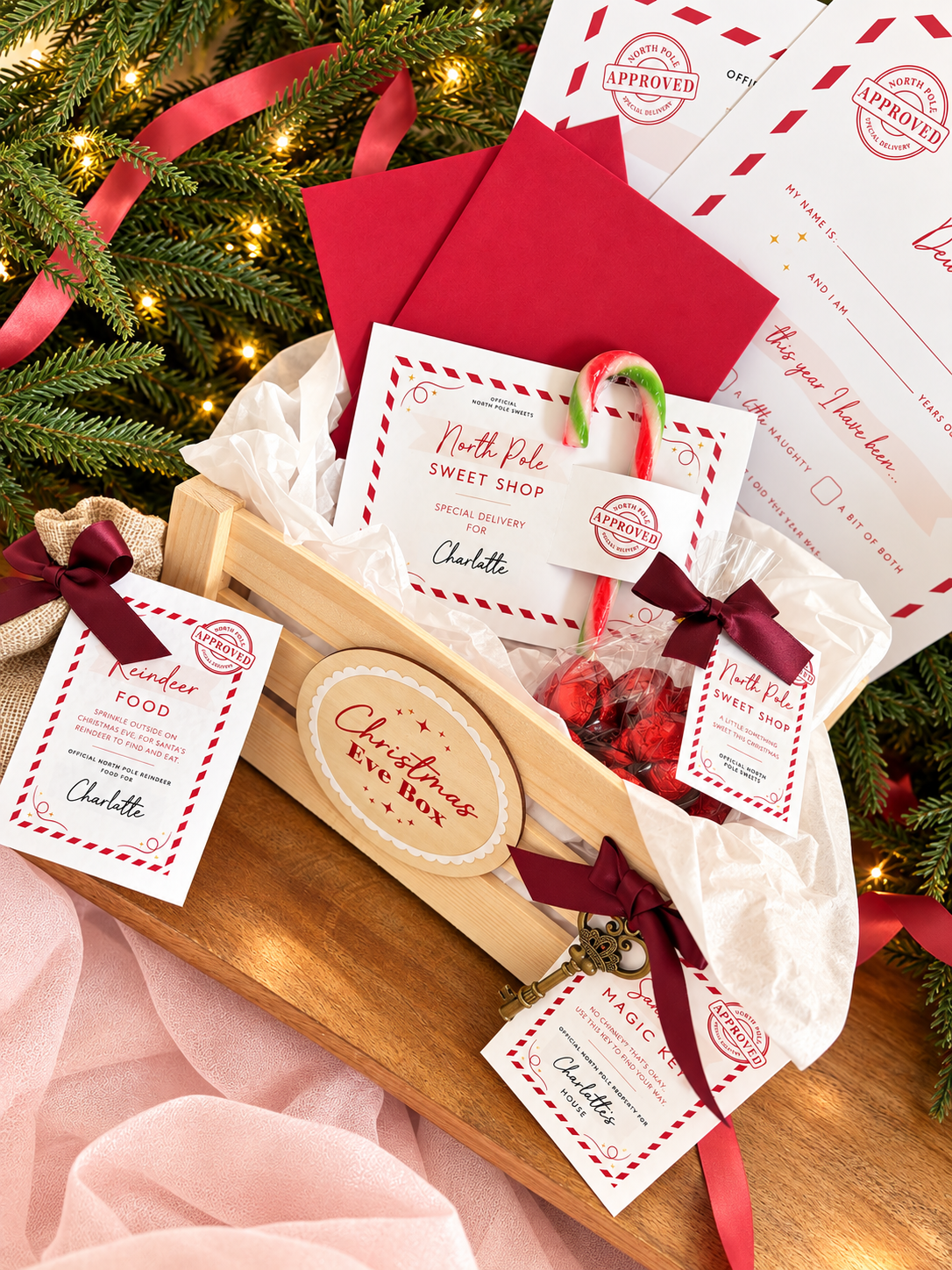 Personalised Filled Christmas Eve Box for Kids