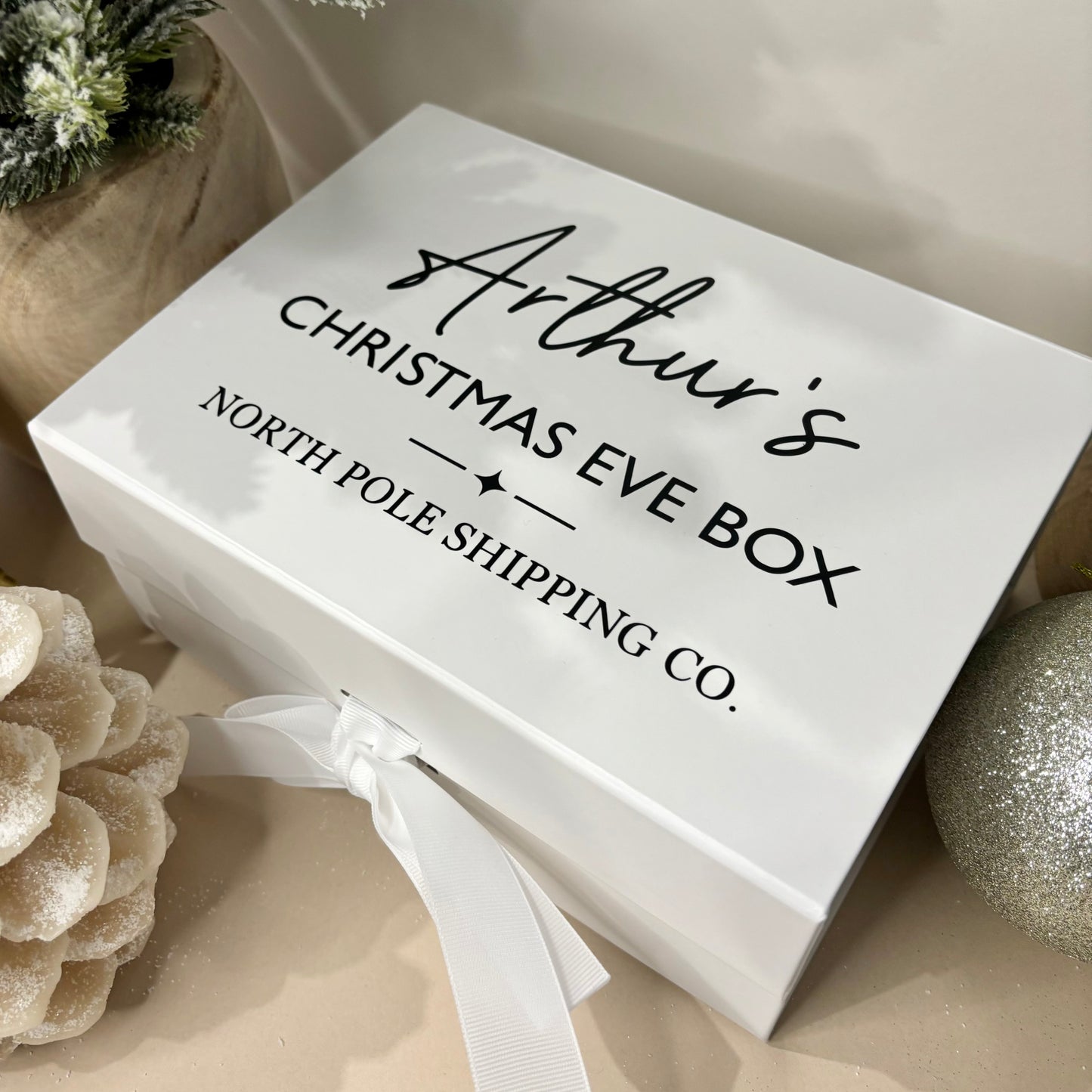 Personalised Christmas Eve Box - White