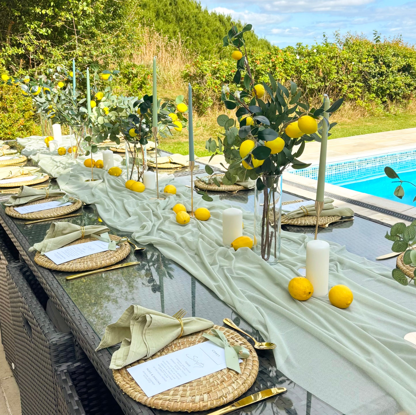 Gold Candle Stick Holder