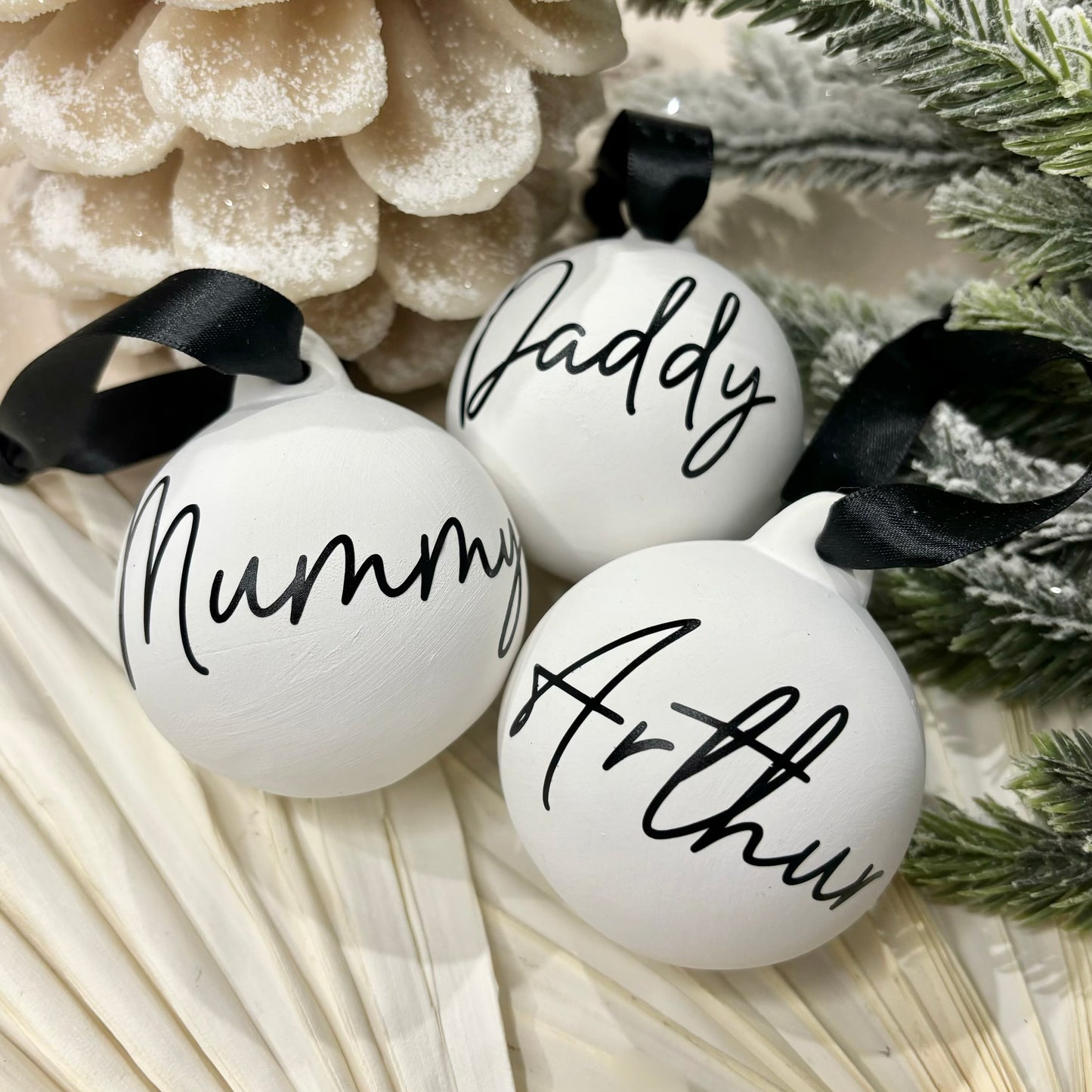 Personalised Ceramic Christmas Bauble