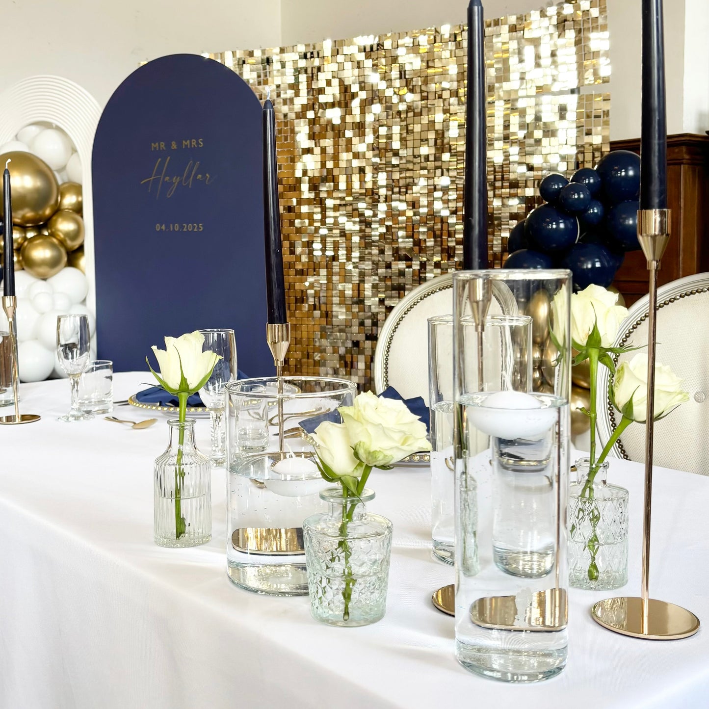 Glass Pillar or Floating Candle Holder