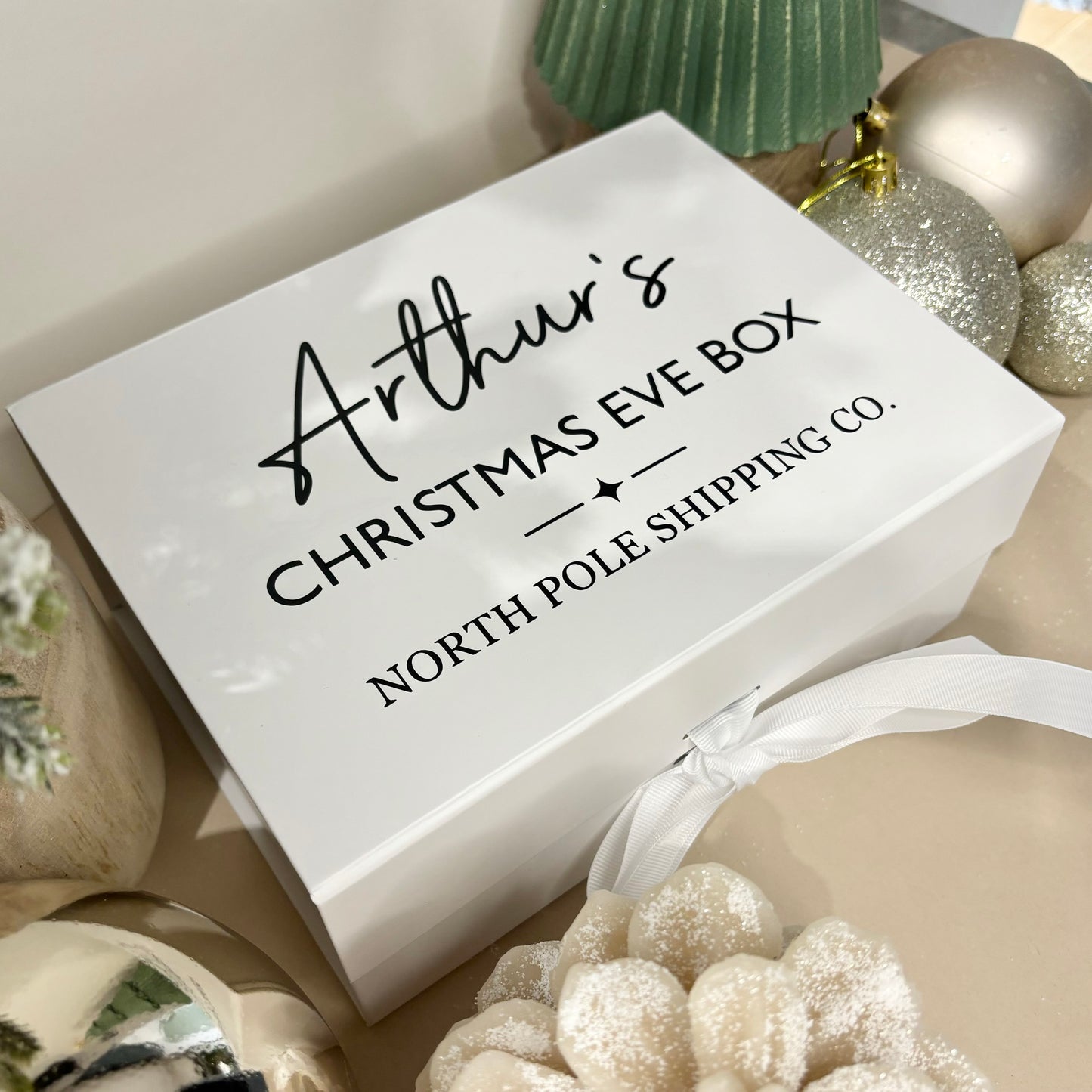 Personalised Christmas Eve Box - White