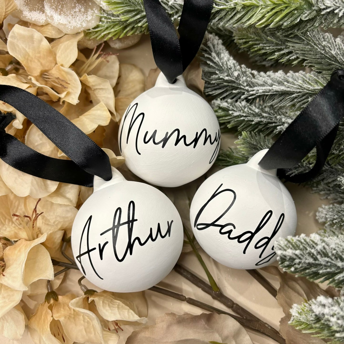 Personalised Ceramic Christmas Bauble