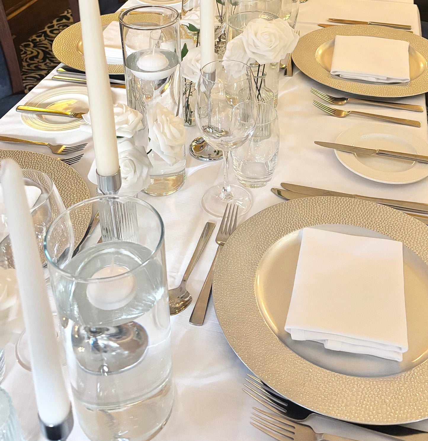 Silver Candle Stick Holder