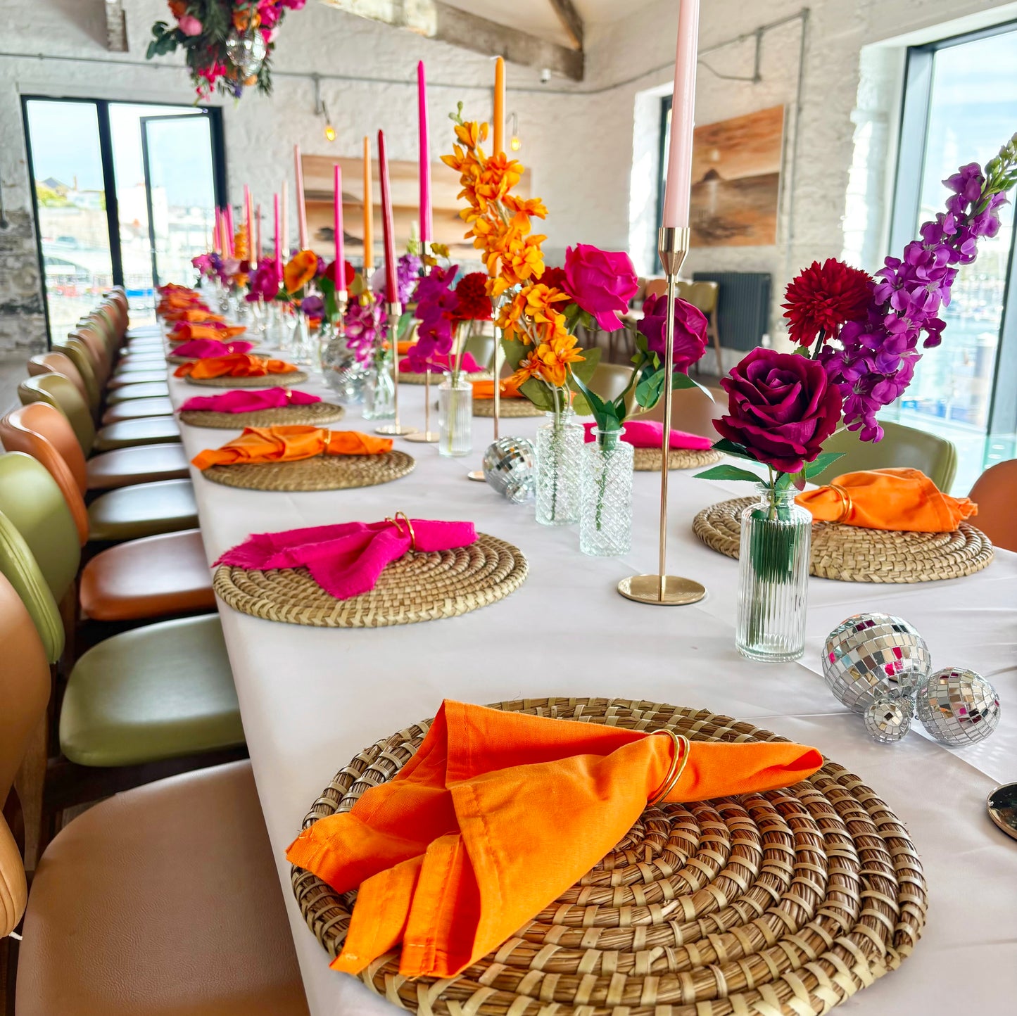 Bright Orange Napkin