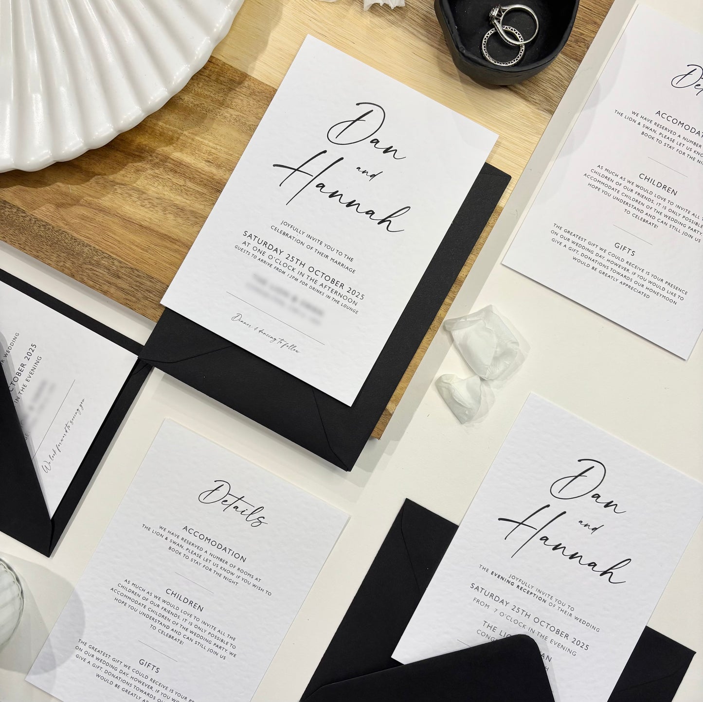 The Isla - Luxury Wedding Invitation & Envelope