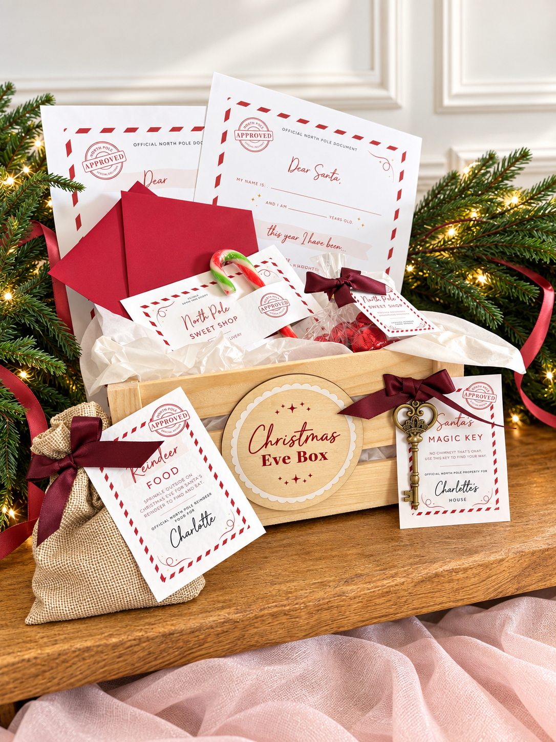 Personalised Filled Christmas Eve Box for Kids