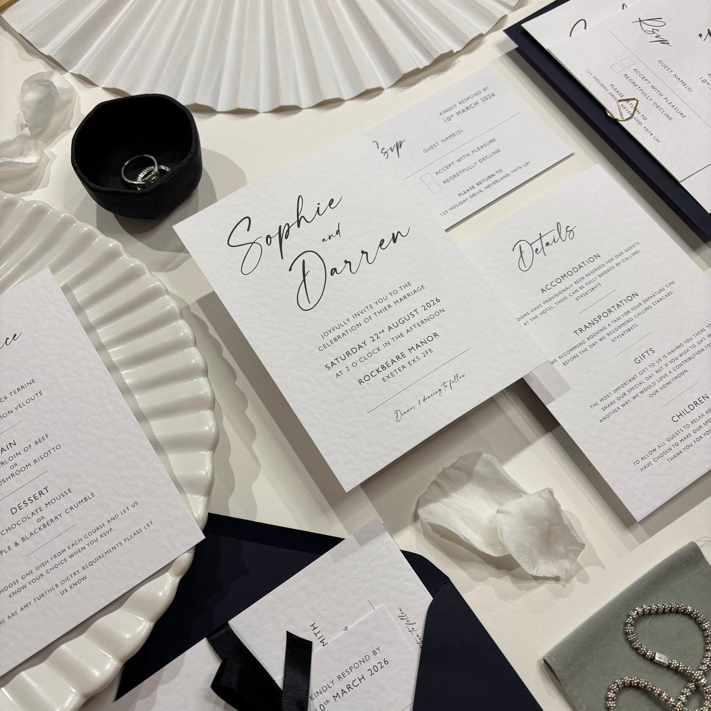 The Isla - Luxury Wedding Invitation & Envelope