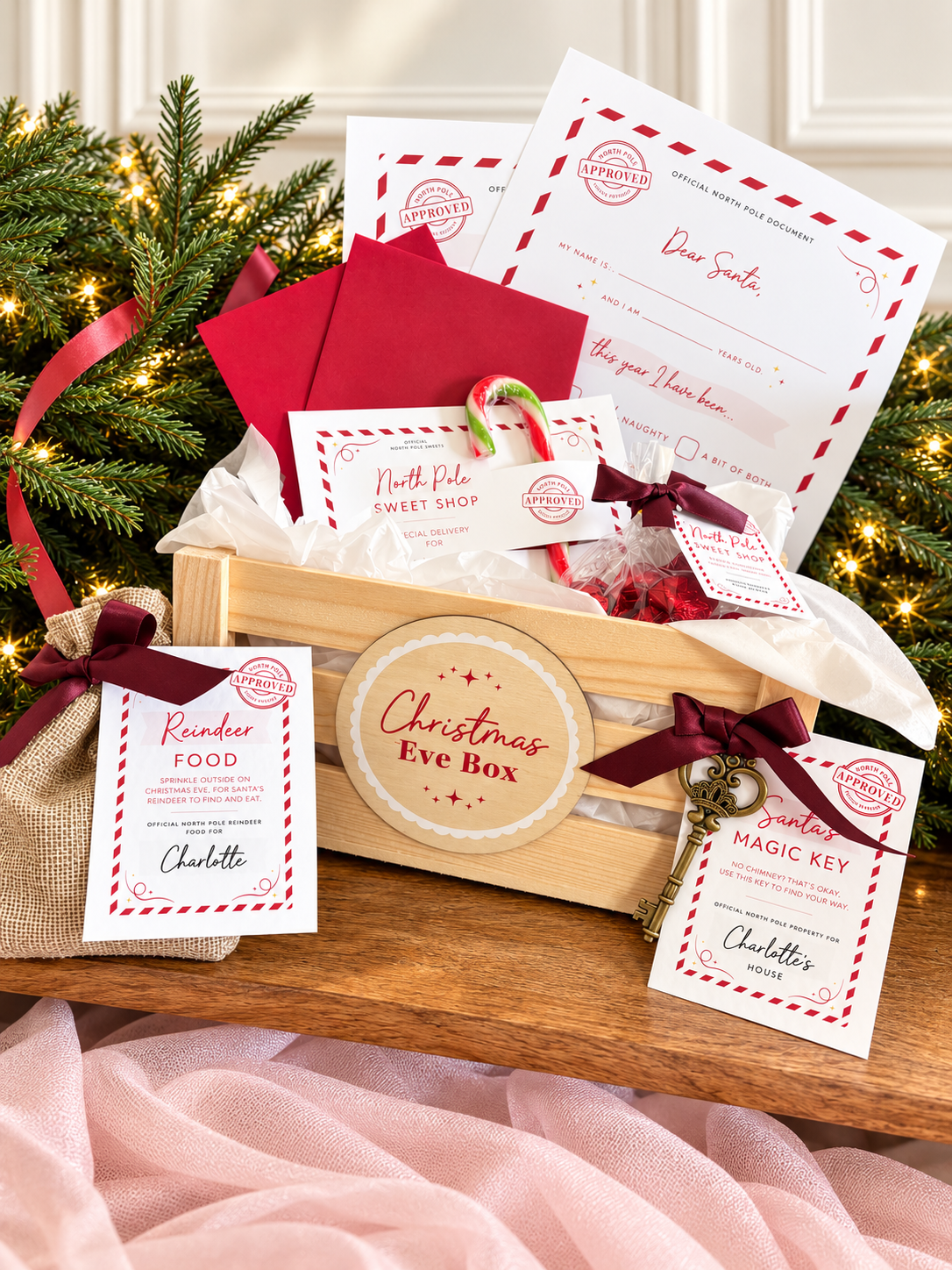 Personalised Filled Christmas Eve Box for Kids
