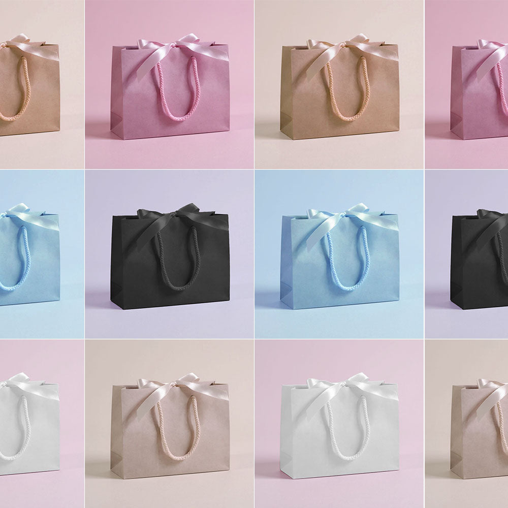 Personalised Hen Party Bags with Custom Tag | Hen Party Favours | Personalised Name Ribbon Gift Bag