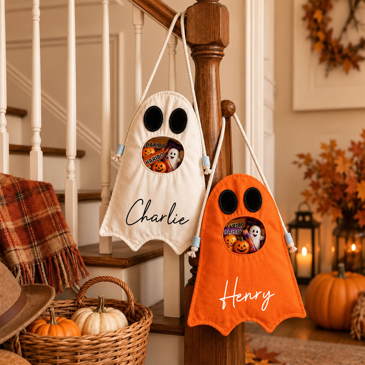 Personalised Trick or Treat Bag For Kids Personalised Halloween Trick or Treat Bag Halloween Custom Name Sweet Bag First Halloween