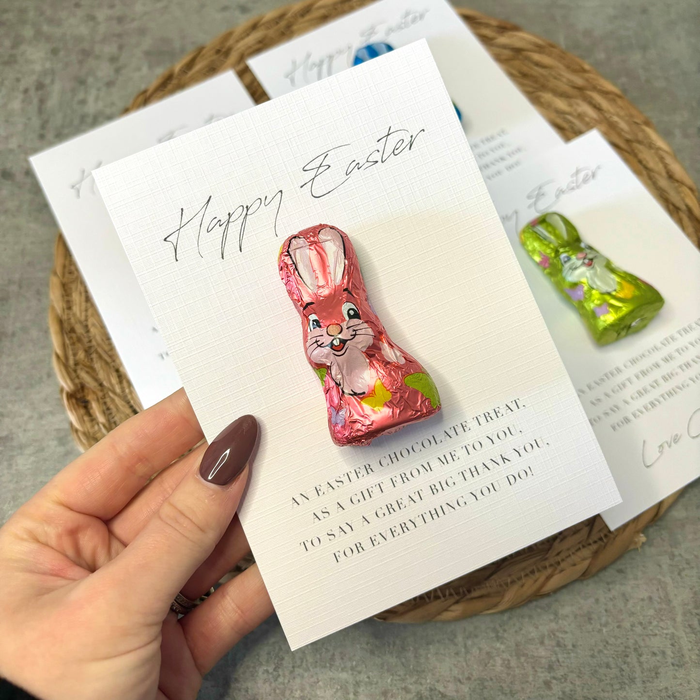 Personalised Easter Bunny Chocolate Gift