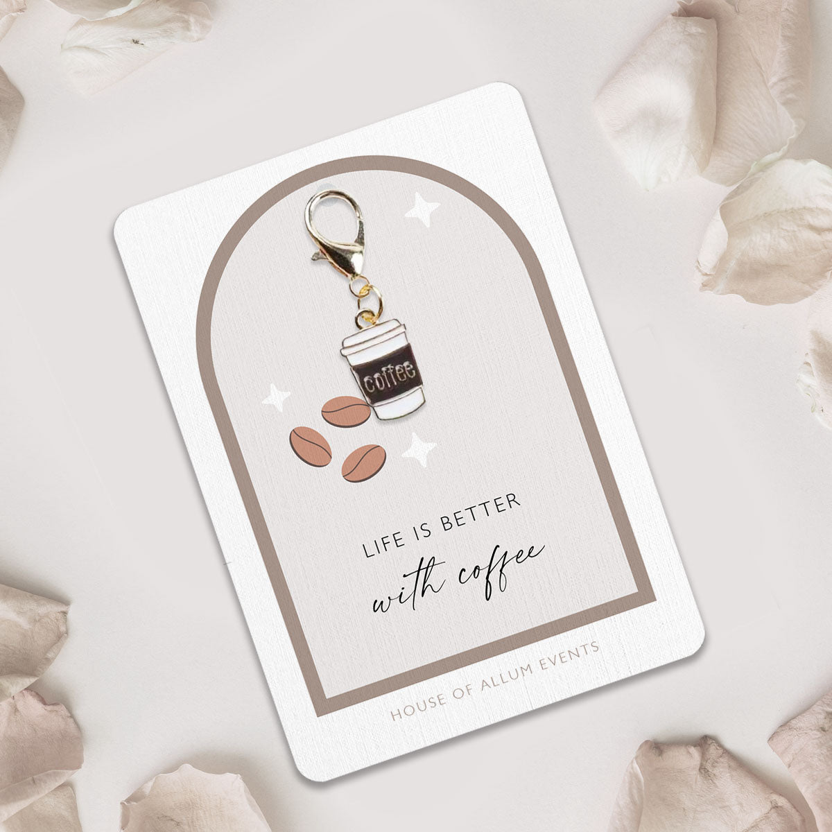 Coffee Lover gift | Small thank you gift | Keyring | Teacher Appreciation Gift | Nursery Staff | Christmas Gift for Colleagues