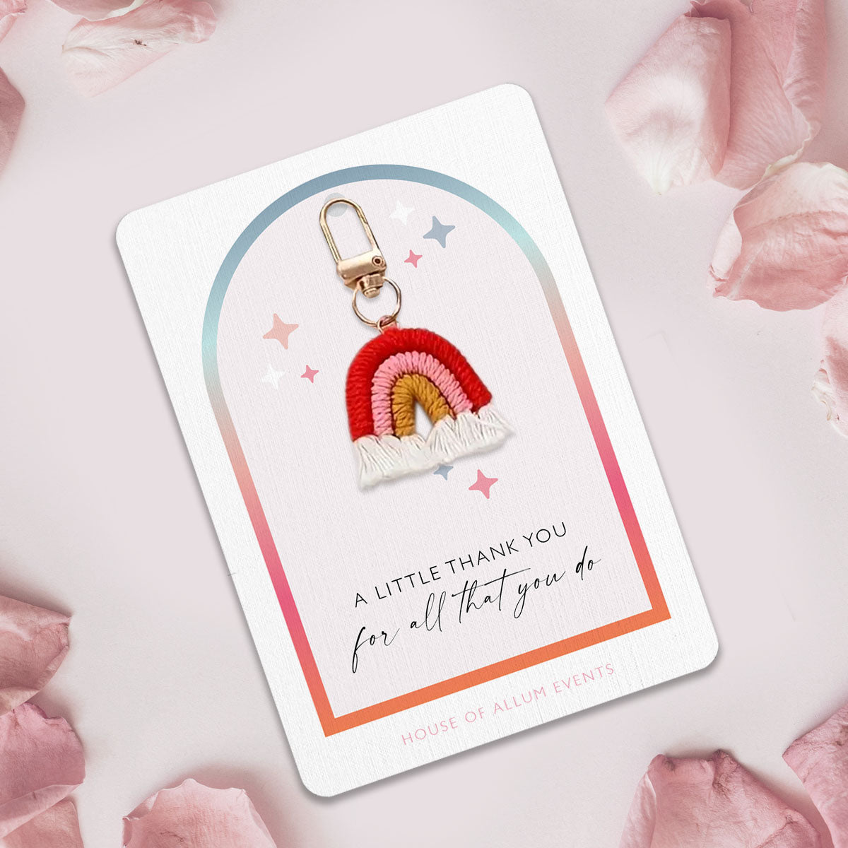 Thank you gift | Small thank you gift | Keyring | Teacher Appreciation Gift | Nursery Staff Thank You | Christmas Gift for Colleagues