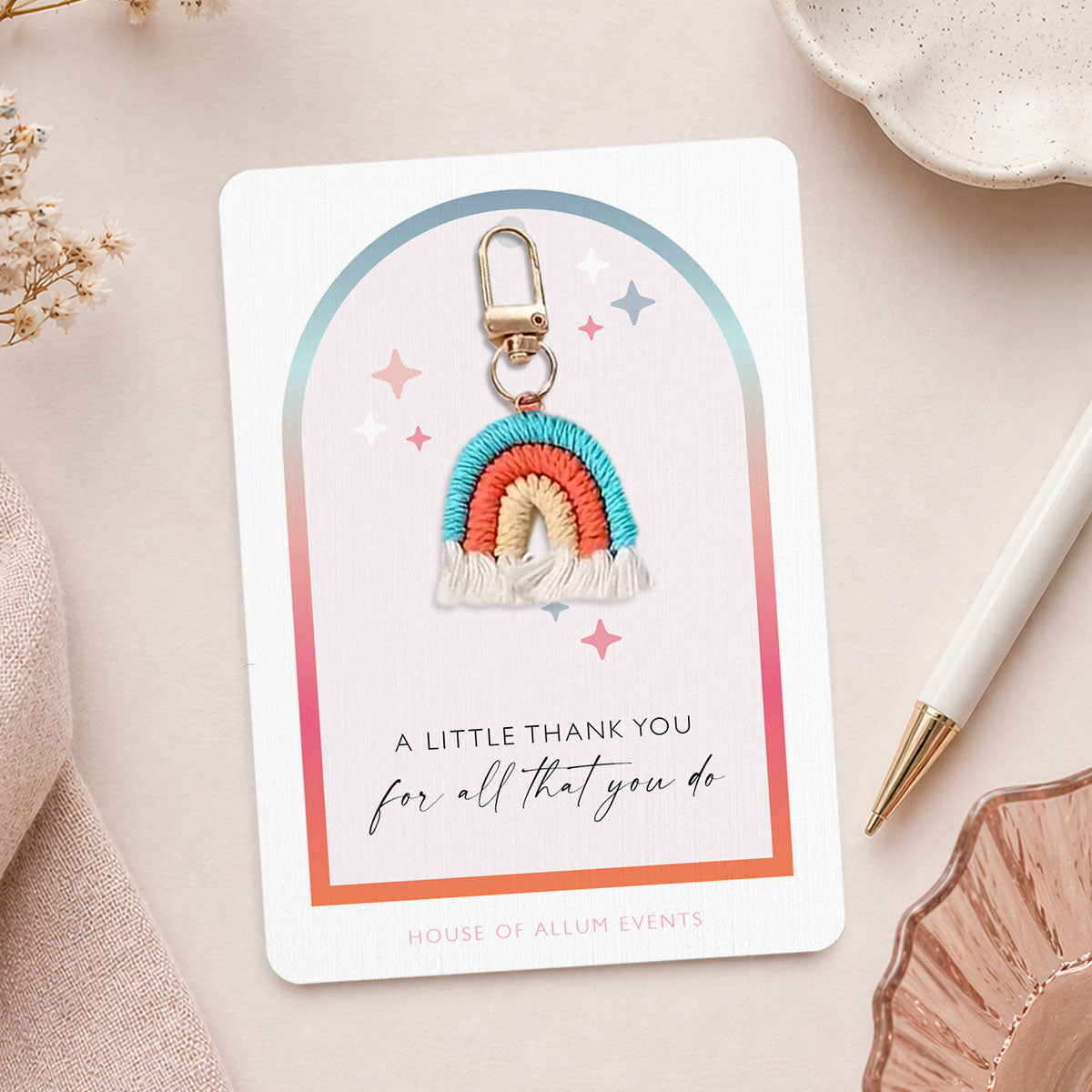 Thank You Teacher Gift Keyring Nursery Staff Thank You Keyring Small Thank You Gift Teacher Thank You Teacher Keyring Gift