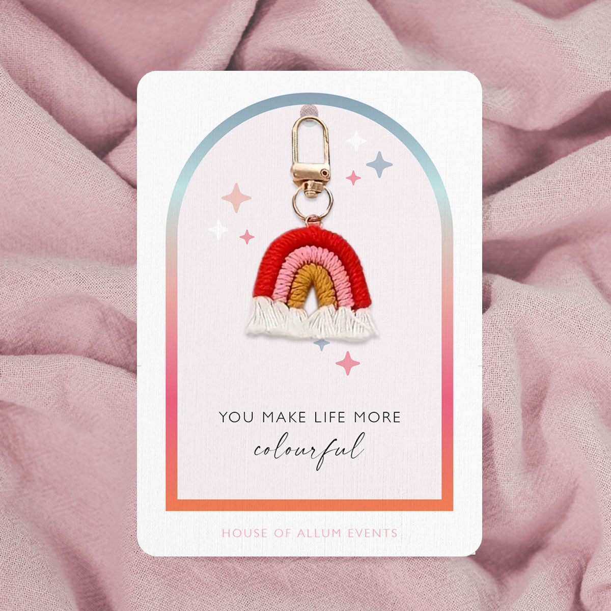 Thank you gift | Small thank you gift | Keyring | Teacher Appreciation Gift | Nursery Staff Thank You | Christmas Gift for Colleagues