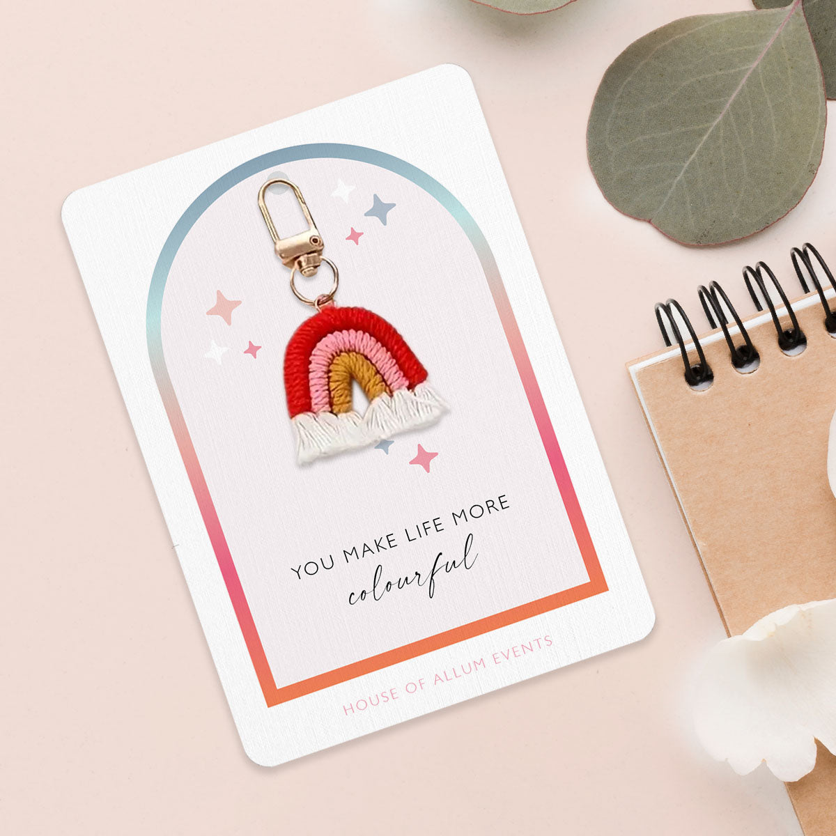 Thank you gift | Small thank you gift | Keyring | Teacher Appreciation Gift | Nursery Staff Thank You | Christmas Gift for Colleagues