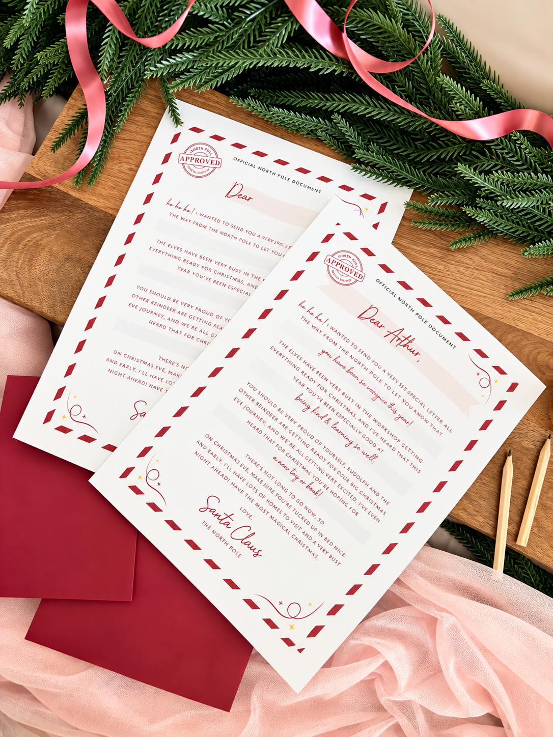 Personalised Letters To & From Santa
