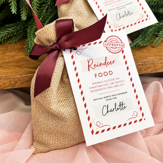 Personalised Magic Reindeer Food