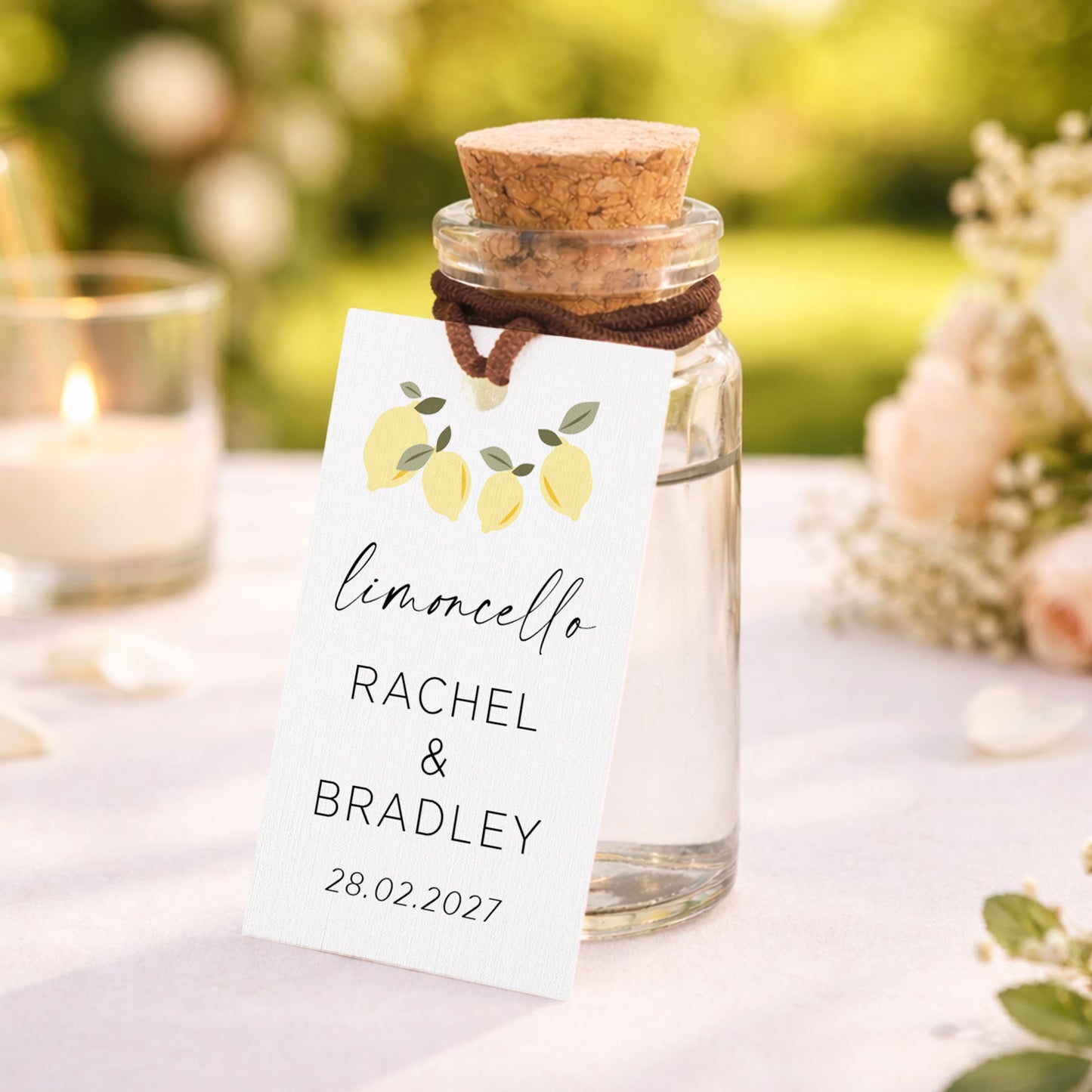 Limoncello Wedding Favours Tags Take A Shot Bottle Wedding Favour for Guests DIY Personalised Favor Wedding Gift Italian Wedding Favour Idea
