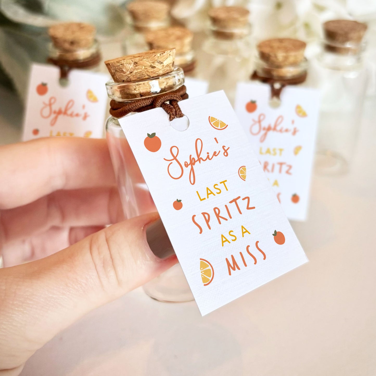 Hen Party Shot Bottles For Hen Do Favours Last Spritz As A Miss Glass Bottle Love At First Spritz Hen Party Favours Shot Bottles For Party