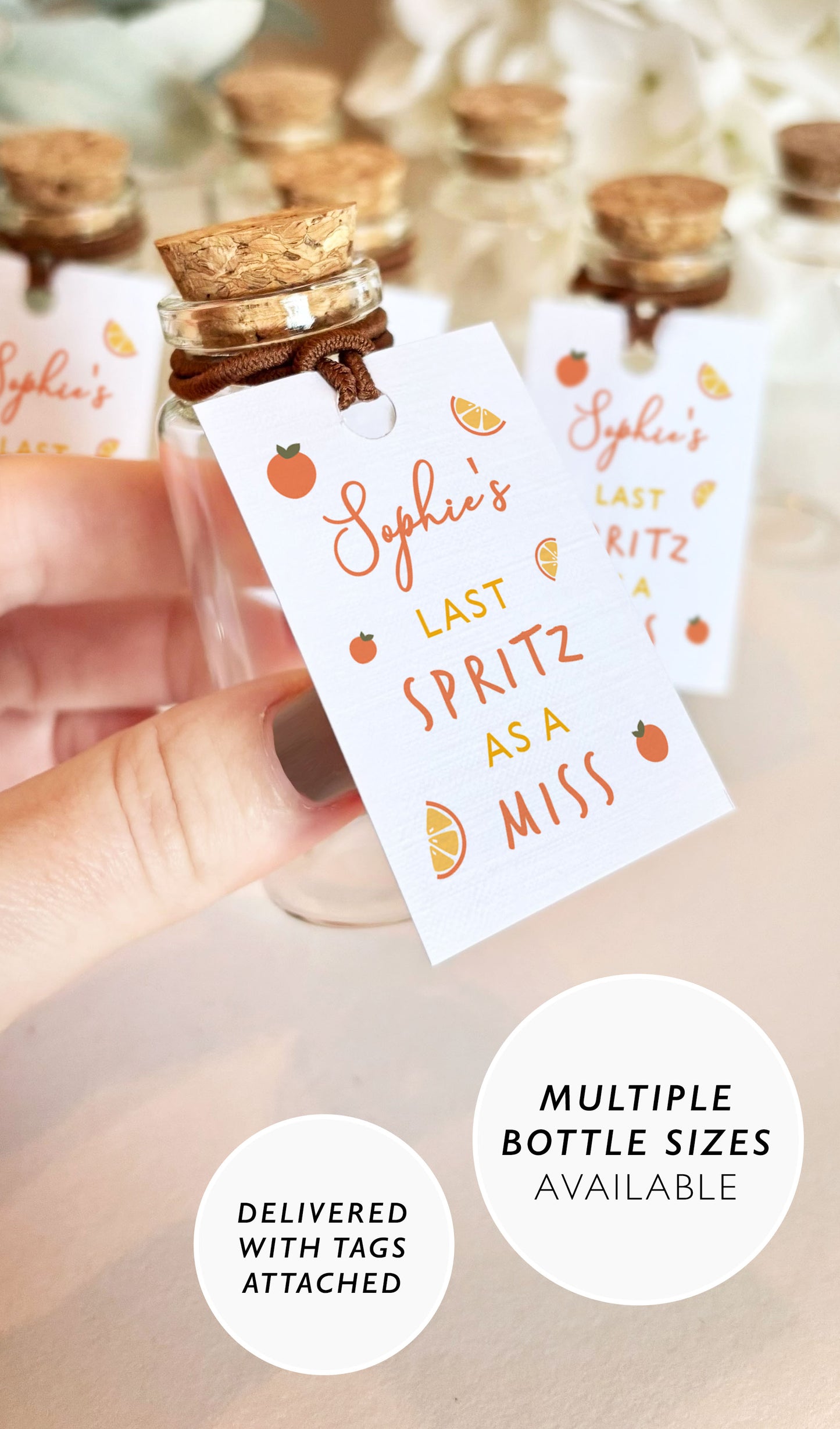 Hen Party Shot Bottles For Hen Do Favours Last Spritz As A Miss Glass Bottle Love At First Spritz Hen Party Favours Shot Bottles For Party