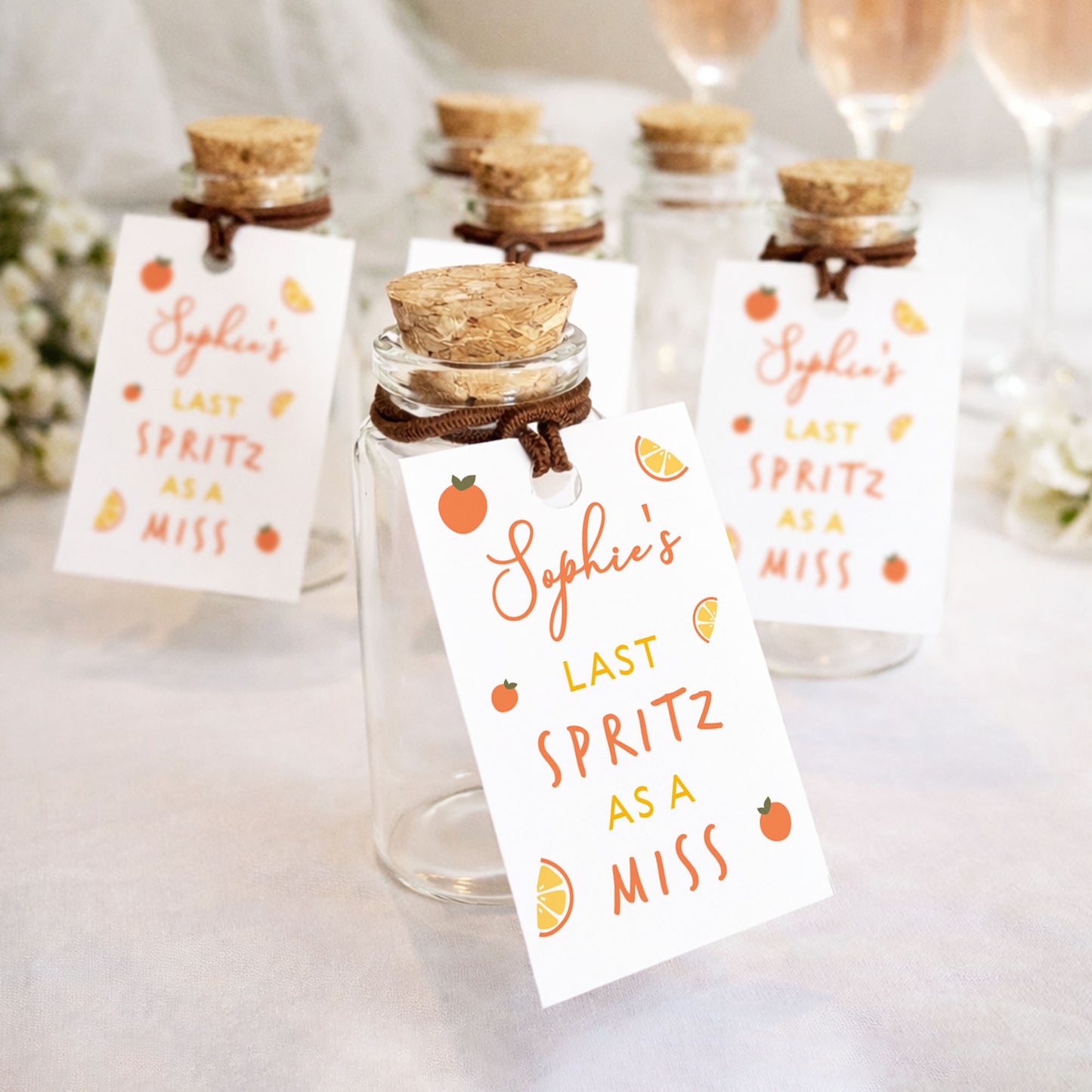 Hen Party Shot Bottles For Hen Do Favours Last Spritz As A Miss Glass Bottle Love At First Spritz Hen Party Favours Shot Bottles For Party