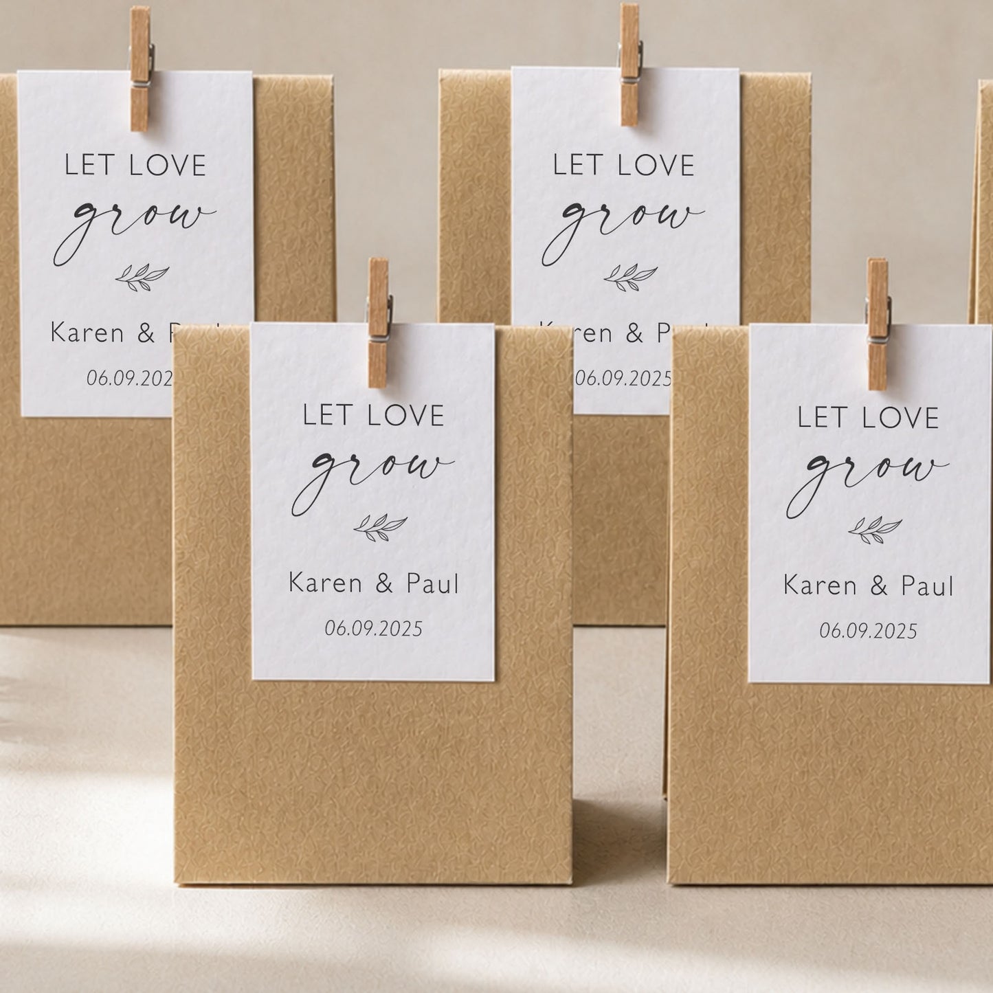 Wedding Favour Bags Let Love Grow Rustic Wedding Favor Bags Let Love Grow Eco Friendly Wedding Favour Bags WildFlower Seeds Wedding Wedding