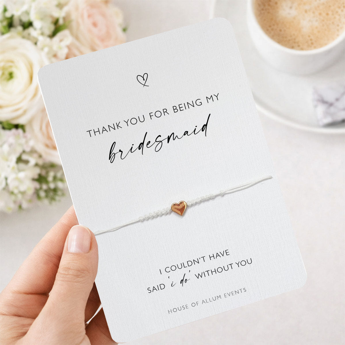 Bridesmaid Thank You Gift Wedding Day Bridesmaid Gift Bag Maid Of Honour Thank You Bridesmaid Card Bridesmaid Bracelet