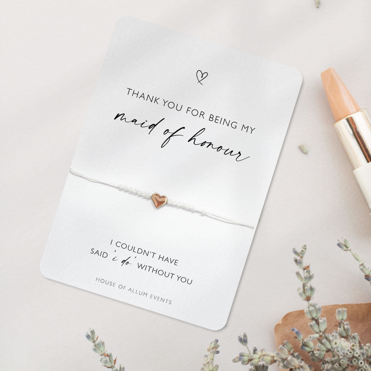 Bridesmaid Thank You Gift Wedding Day Bridesmaid Gift Bag Maid Of Honour Thank You Bridesmaid Card Bridesmaid Bracelet