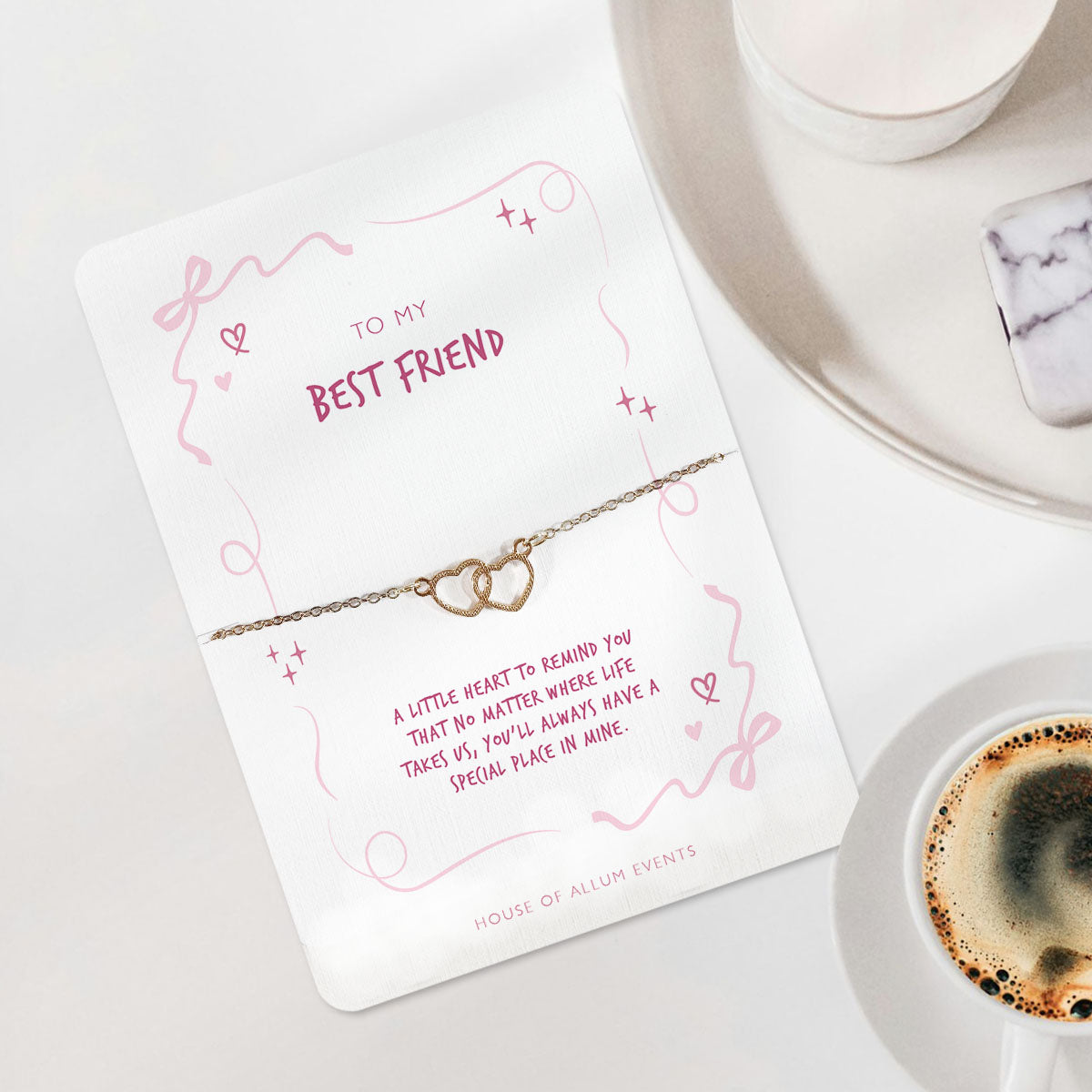 Best Friend Bracelet Gift Personalised Best Friend Bracelet Bestie Bracelet Gift Friendship Bracelet For Best Friend Friendship Bracelet