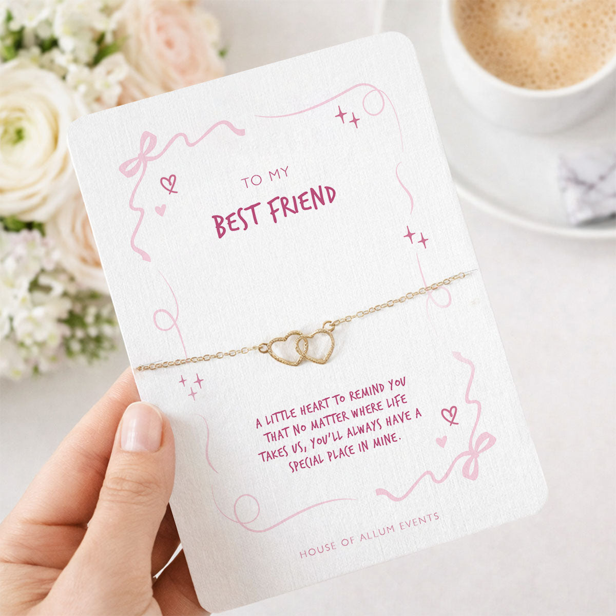 Best Friend Bracelet Gift Personalised Best Friend Bracelet Bestie Bracelet Gift Friendship Bracelet For Best Friend Friendship Bracelet