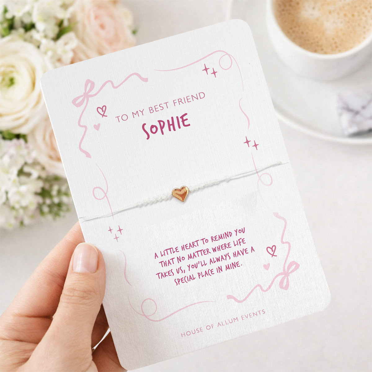 Best Friend Bracelet Gift Personalised Best Friend Bracelet Bestie Bracelet Gift Friendship Bracelet For Best Friend Friendship Bracelet