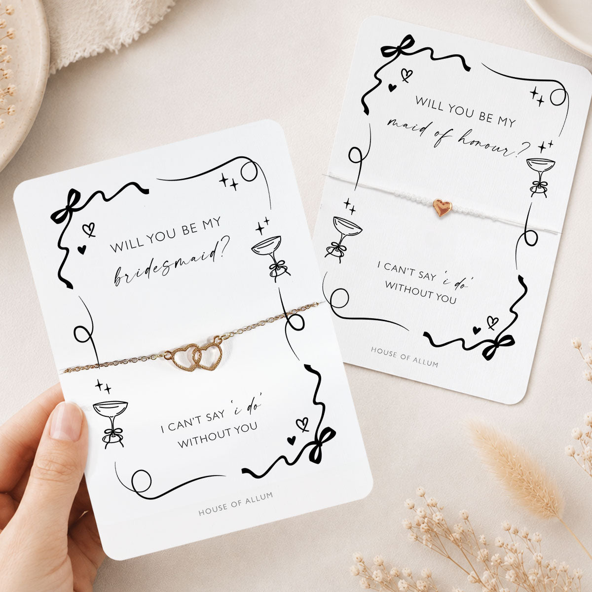 Proposal Bridesmaid Gift Pearls & Prosecco Will You be My Bridesmaid Gift Bag Maid Of Honour Bridesmaid Card Bridesmaid Bracelet